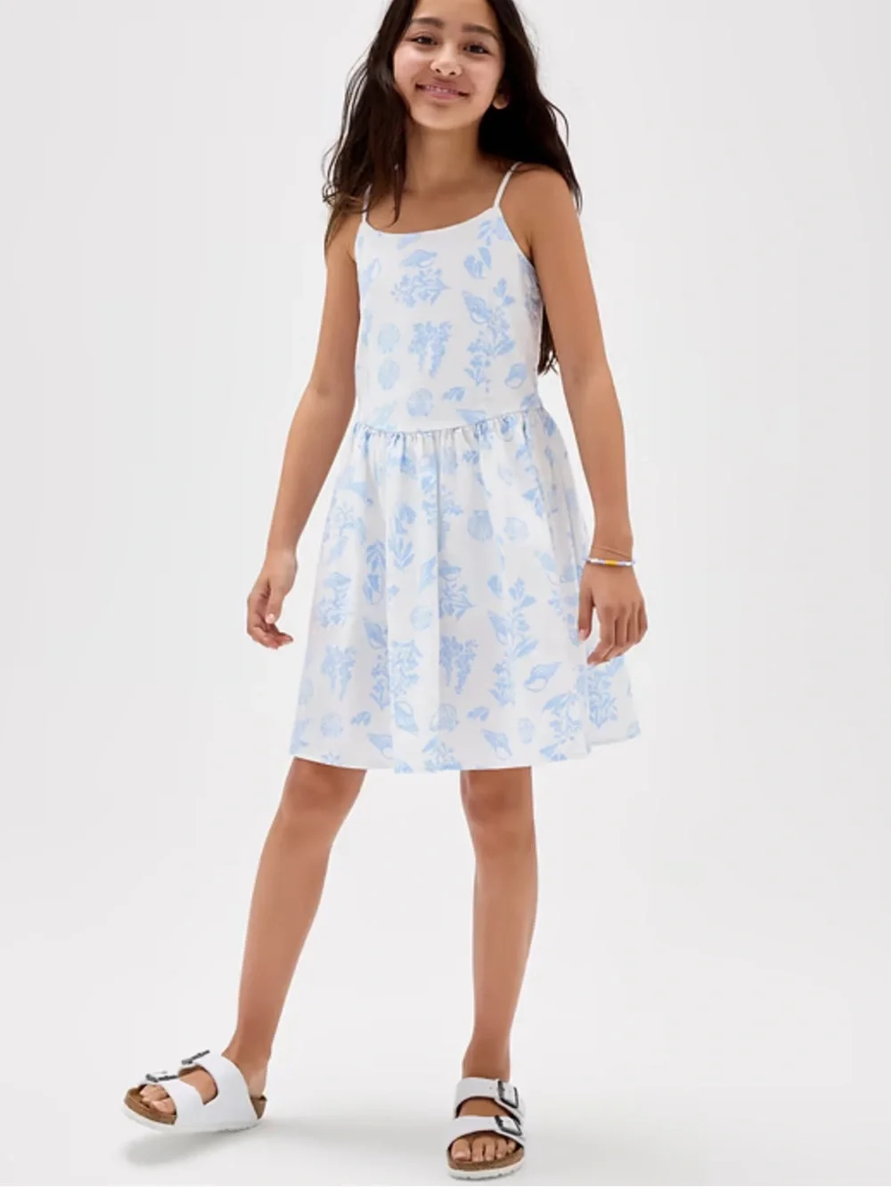 NWT Gap Kids Linen-Blend Dress